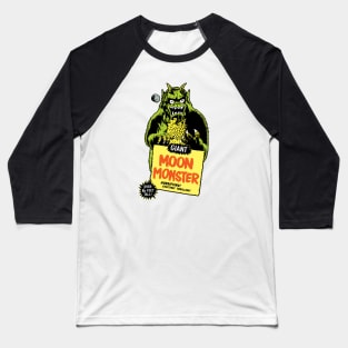 Moon Monster - Comic Ad Baseball T-Shirt